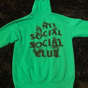 Antisocial social club hoodie men’s size medium
